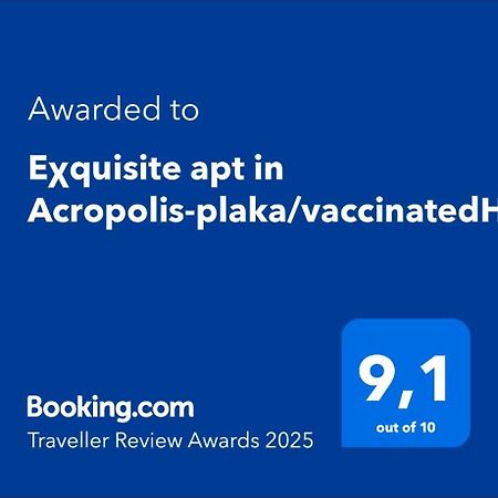 Eχquisite Apt In Acropolis-Plaka/Vaccinatedhost Apartment Athens Ngoại thất bức ảnh